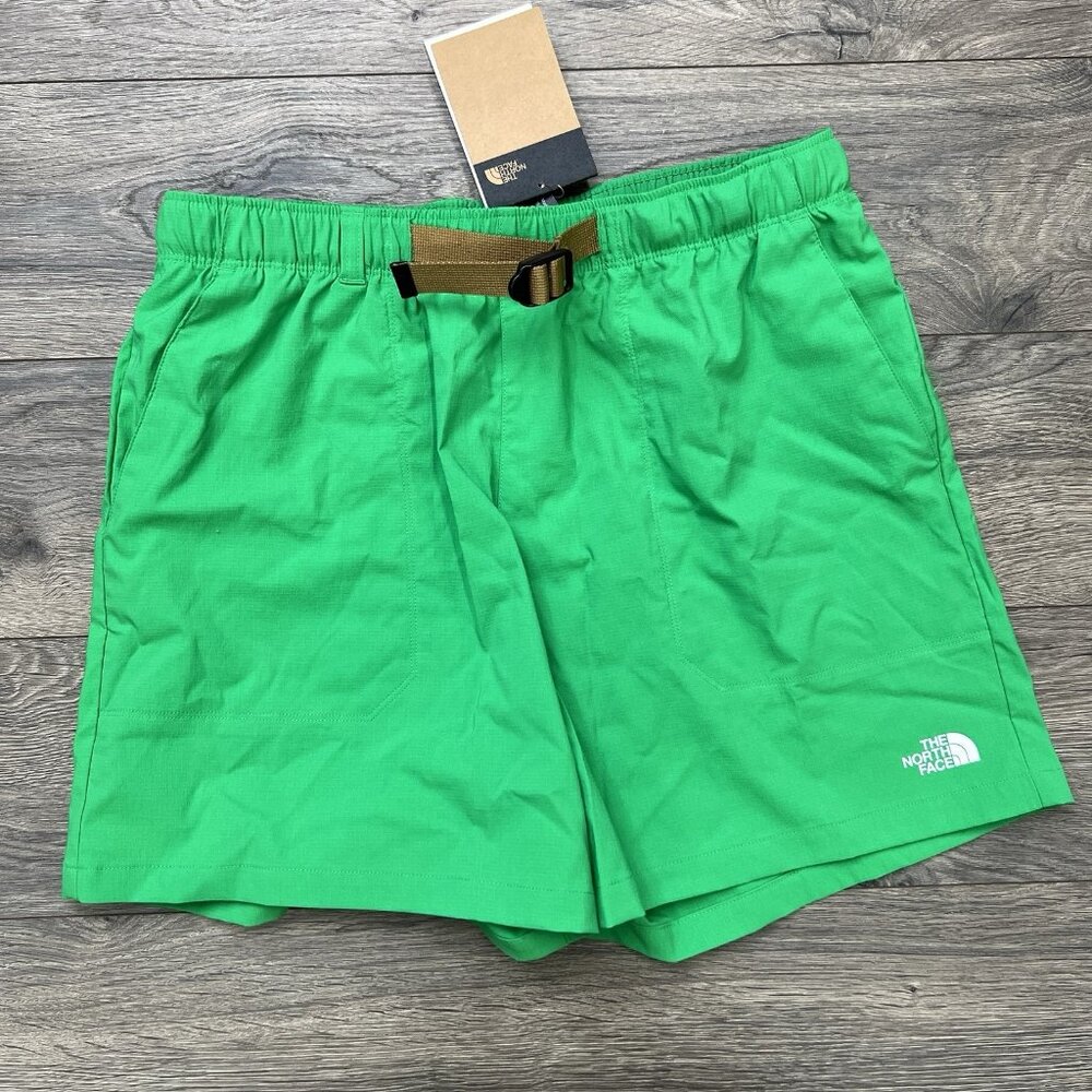 The North Face Shorts Size 2XL Womens Class V Belted Optic Emerald Green $65
